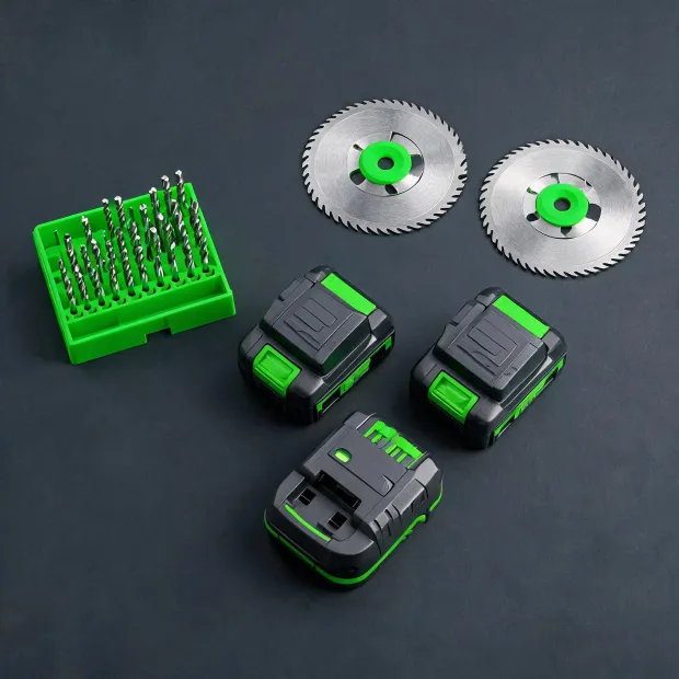 Drill bits blades and batteries