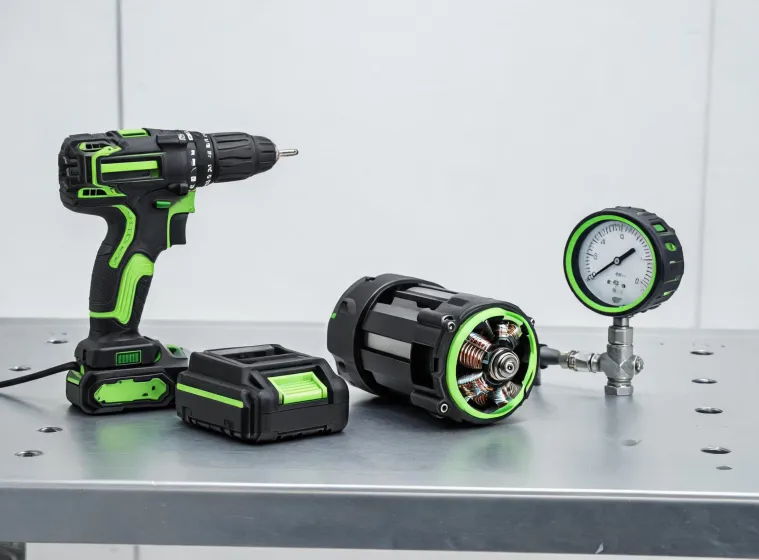 Brushless motor battery and compressor test bench